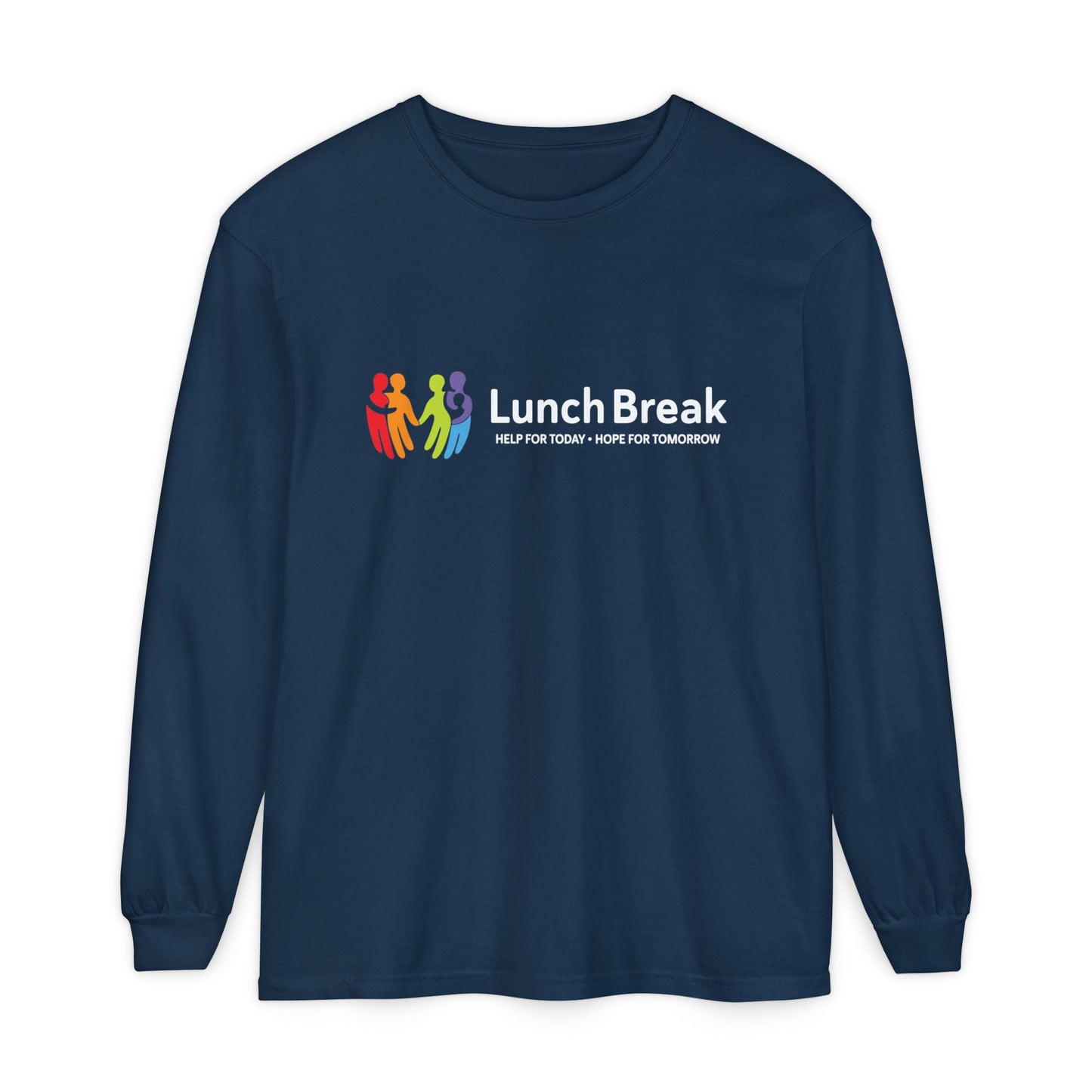 Inclusive Community Long Sleeve T-Shirt - Garment-Dyed Cozy Wear