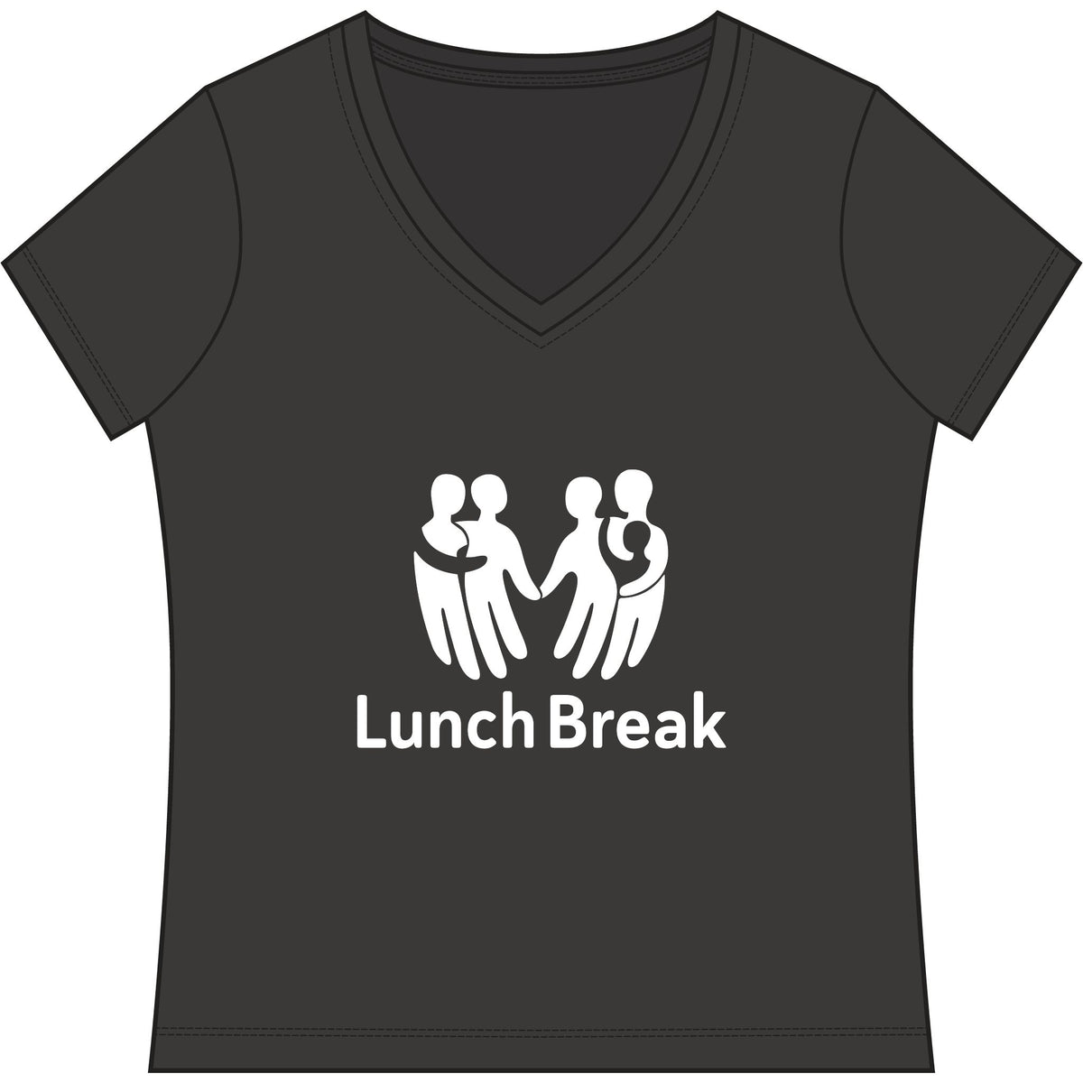 Lunch Break Women's Re-Tee V-Neck