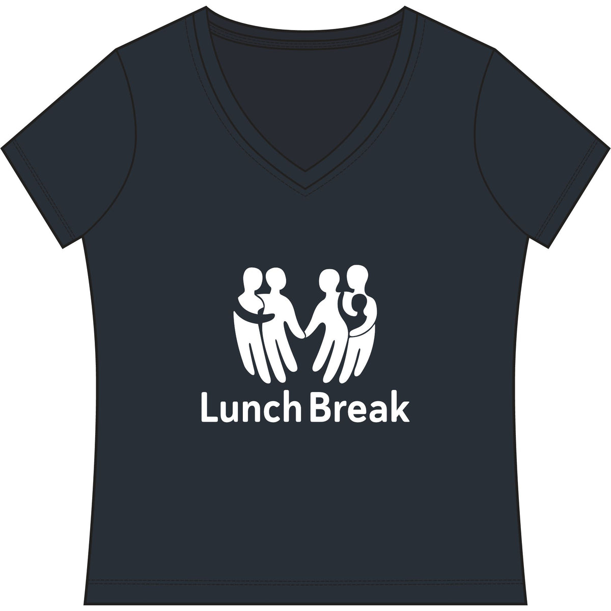 Lunch Break Women's Re-Tee V-Neck