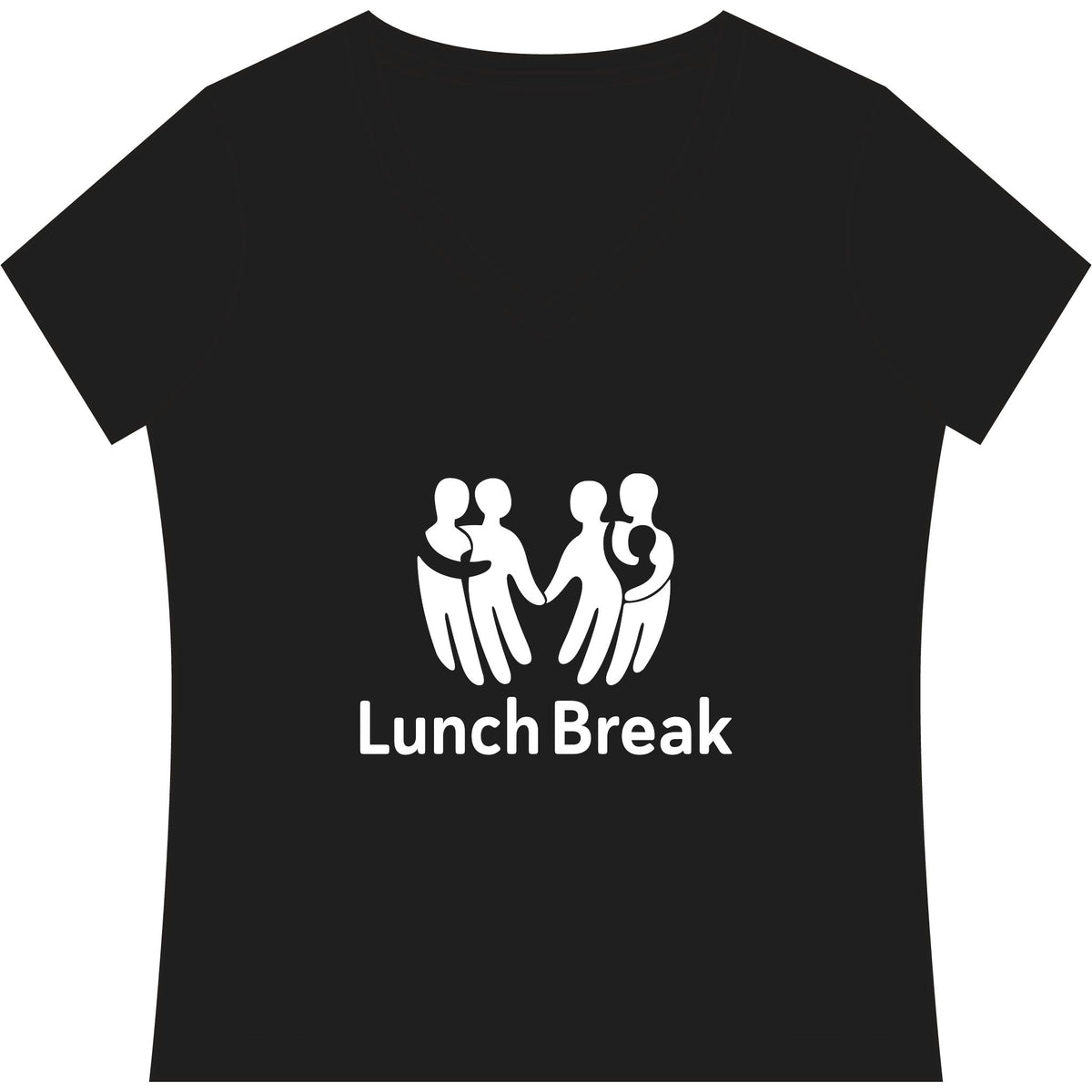 Lunch Break Women's Re-Tee V-Neck
