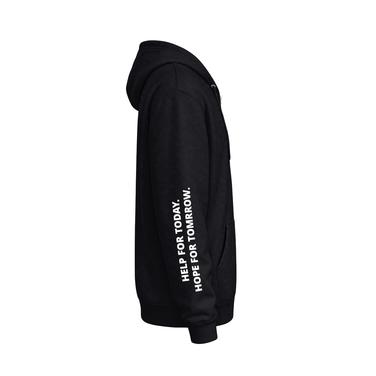 Lunch Break Hoodie — Cozy Zip-Up Pullover with Group Logo
