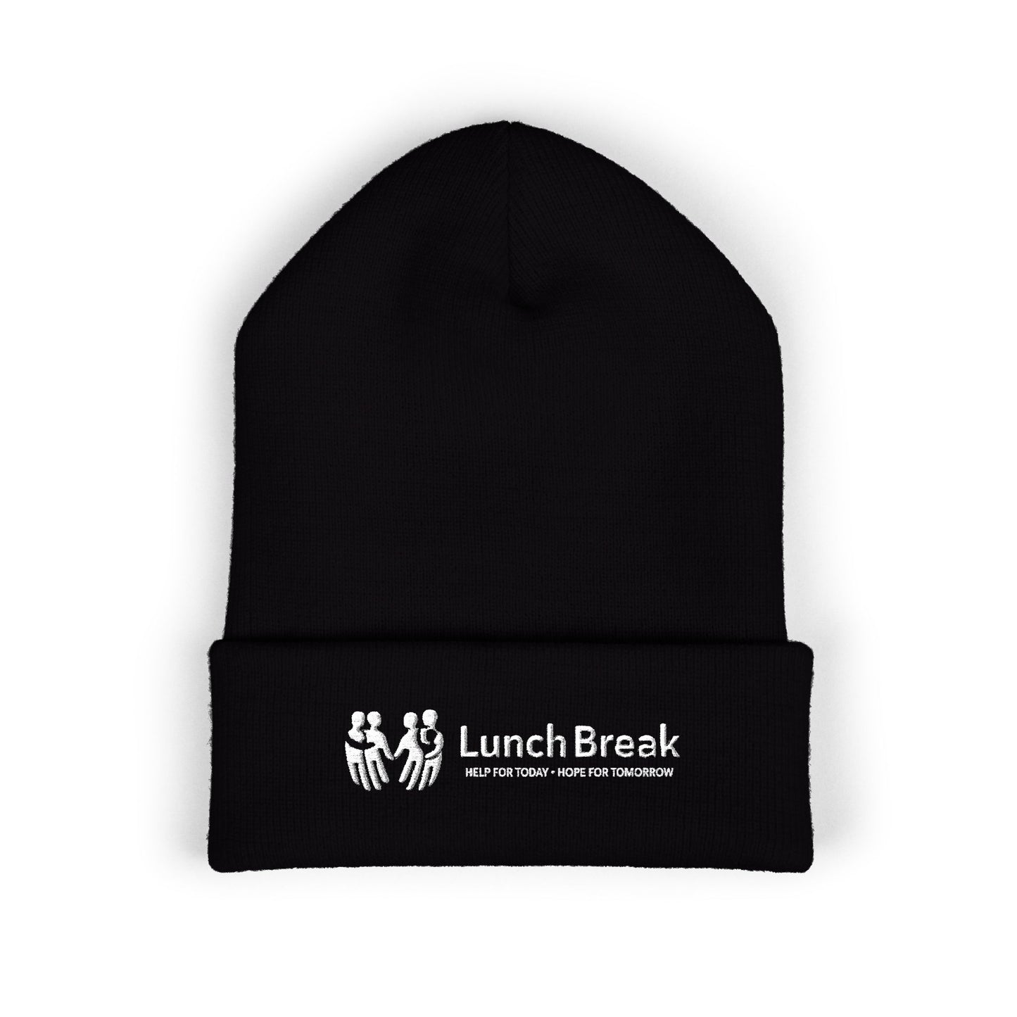 Lunch Break Embroidered Cuffed Beanie - Various Colors