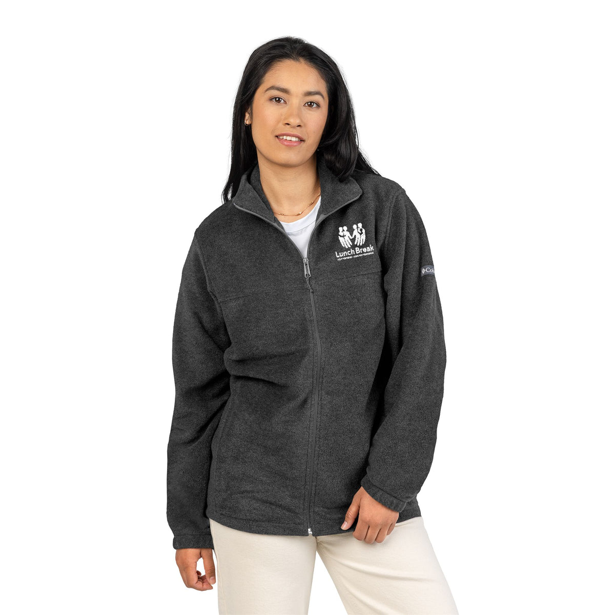 Lunch Break Embroidered Unisex Columbia Fleece Jacket