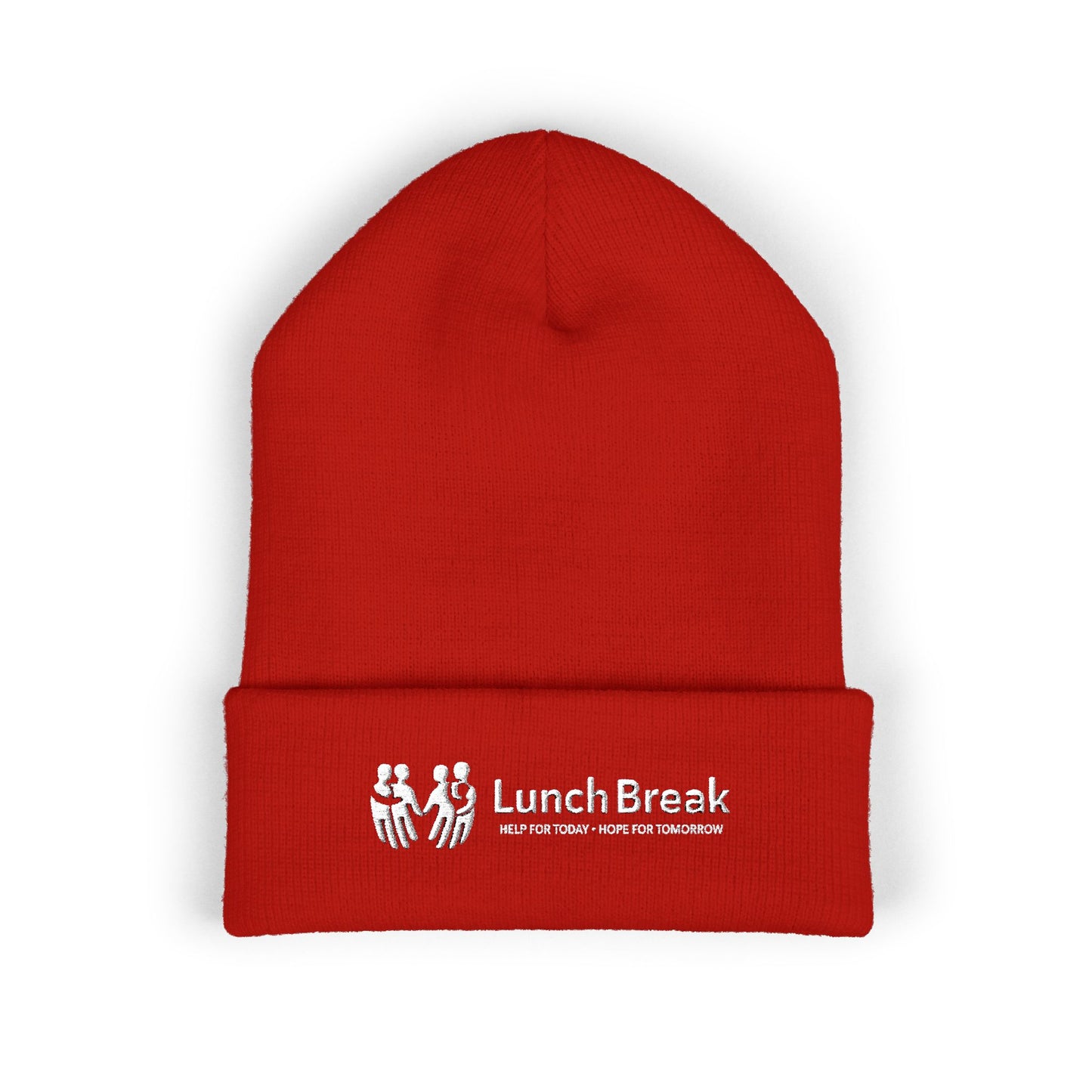 Lunch Break Embroidered Cuffed Beanie - Various Colors