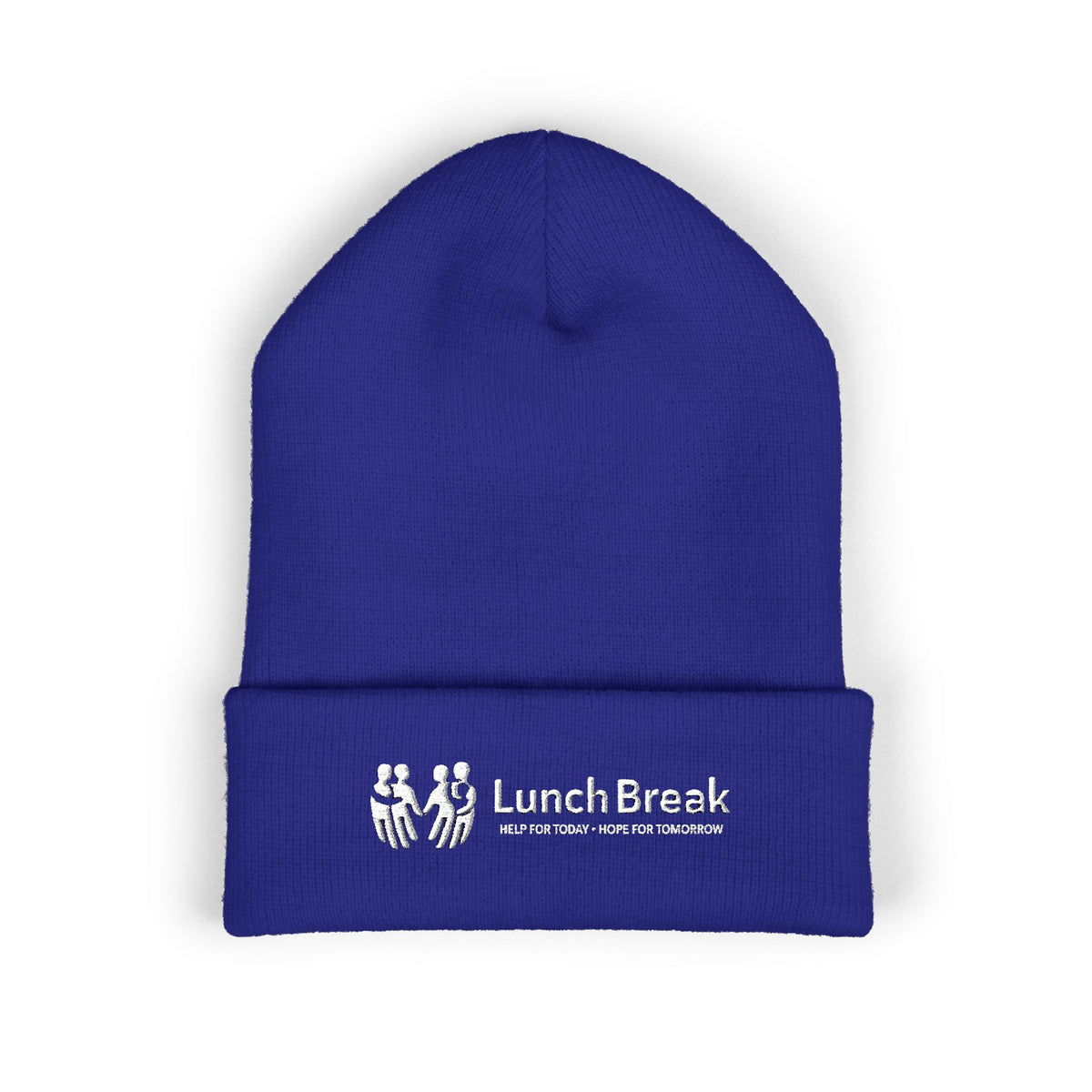 Lunch Break Embroidered Cuffed Beanie - Various Colors