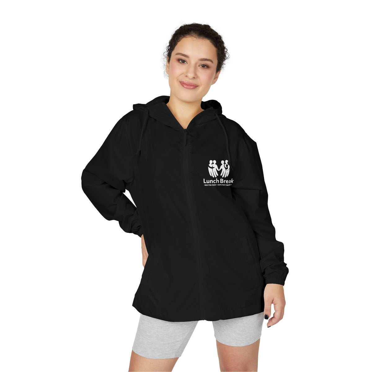 Lunch Break Unisex Full-Zip Windbreaker Jacket