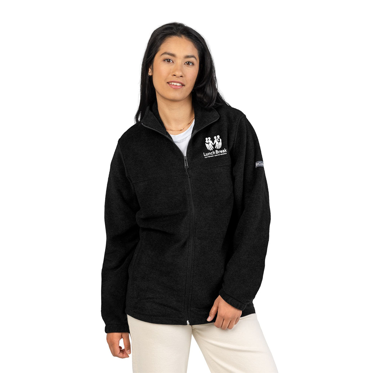 Lunch Break Embroidered Unisex Columbia Fleece Jacket