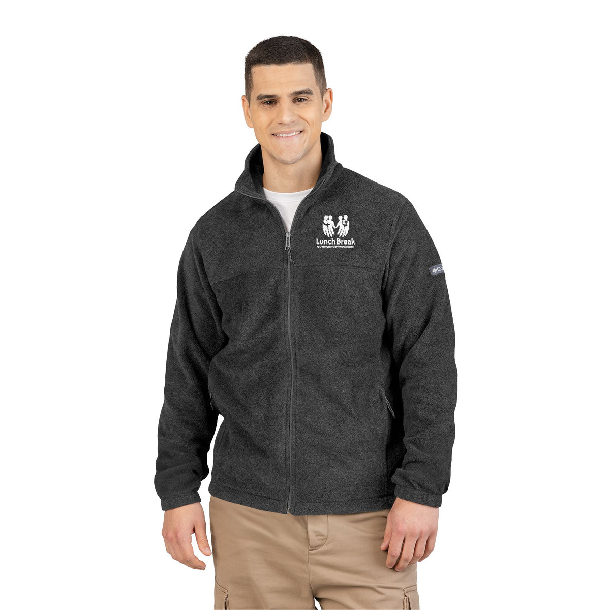 Lunch Break Embroidered Unisex Columbia Fleece Jacket