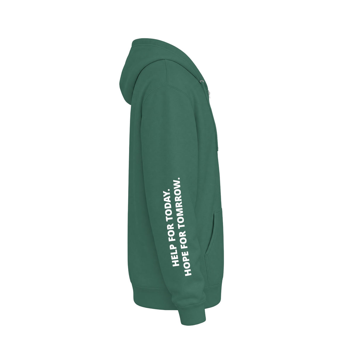 Lunch Break Hoodie — Cozy Zip-Up Pullover with Group Logo