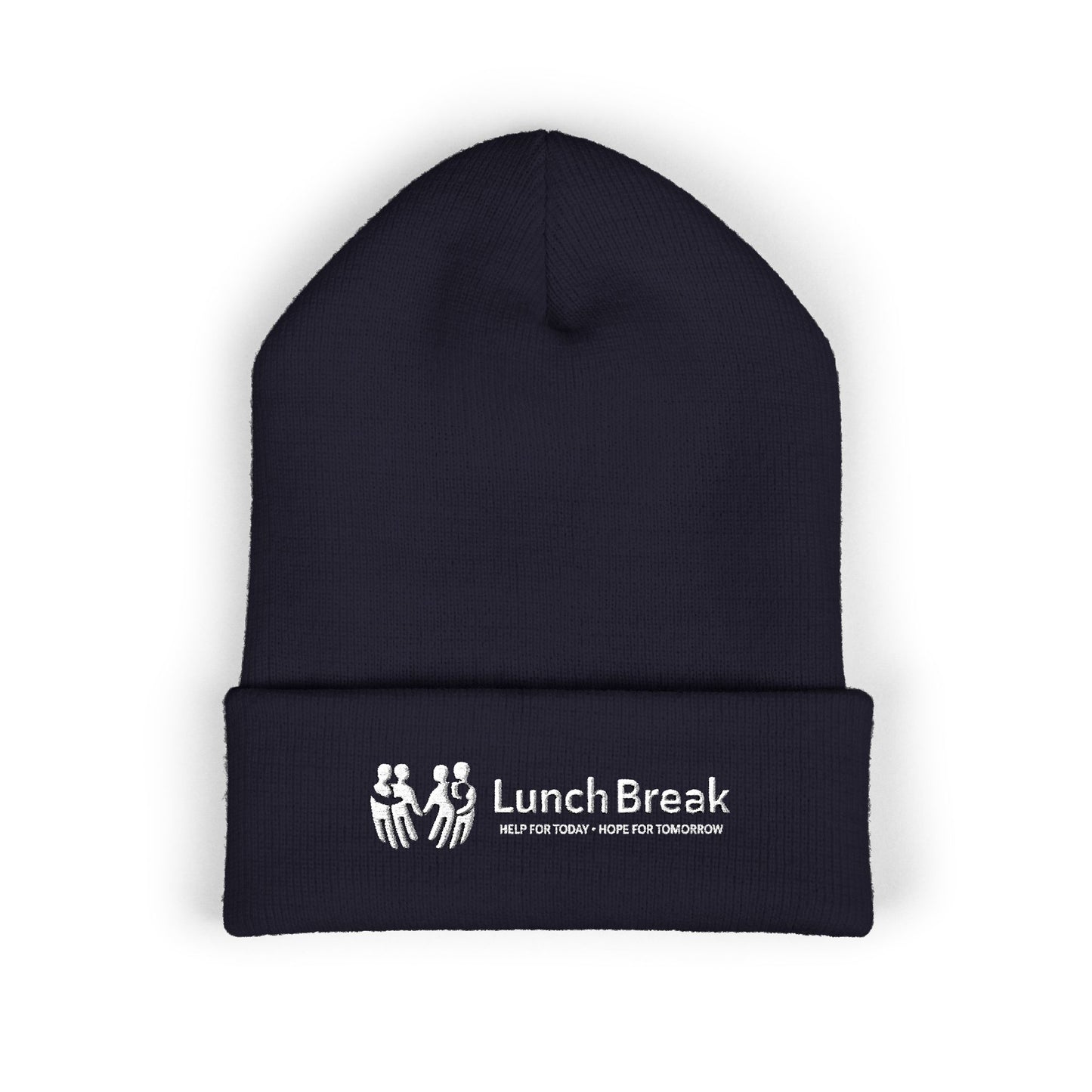 Lunch Break Embroidered Cuffed Beanie - Various Colors