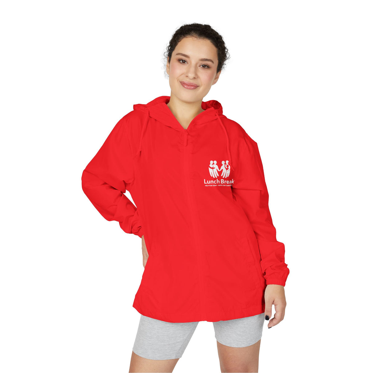 Lunch Break Unisex Full-Zip Windbreaker Jacket