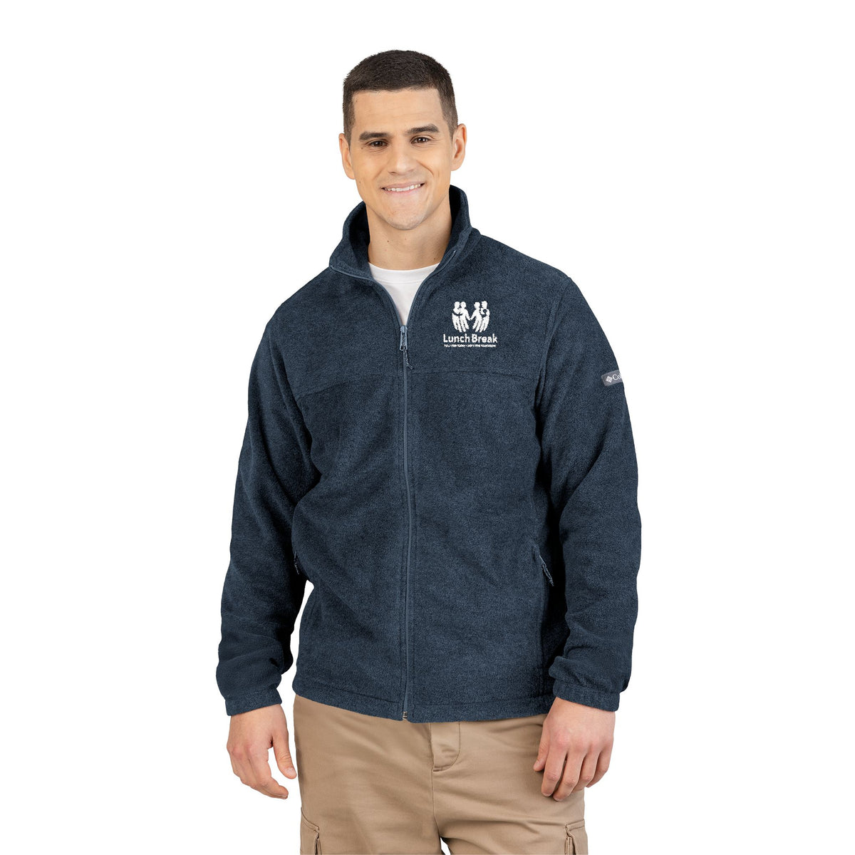 Lunch Break Embroidered Unisex Columbia Fleece Jacket