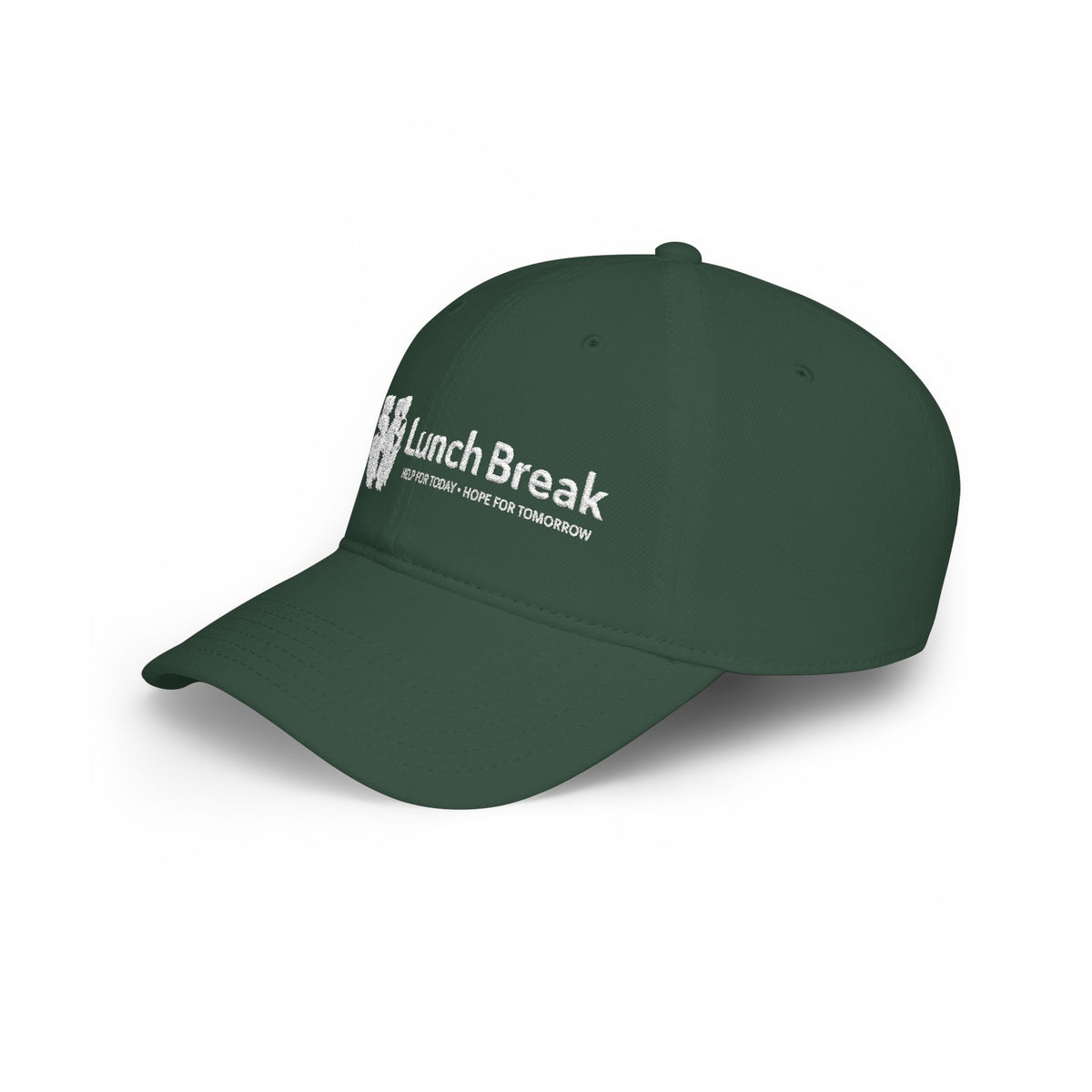 Lunch Break Low Profile Baseball Cap Emroidered