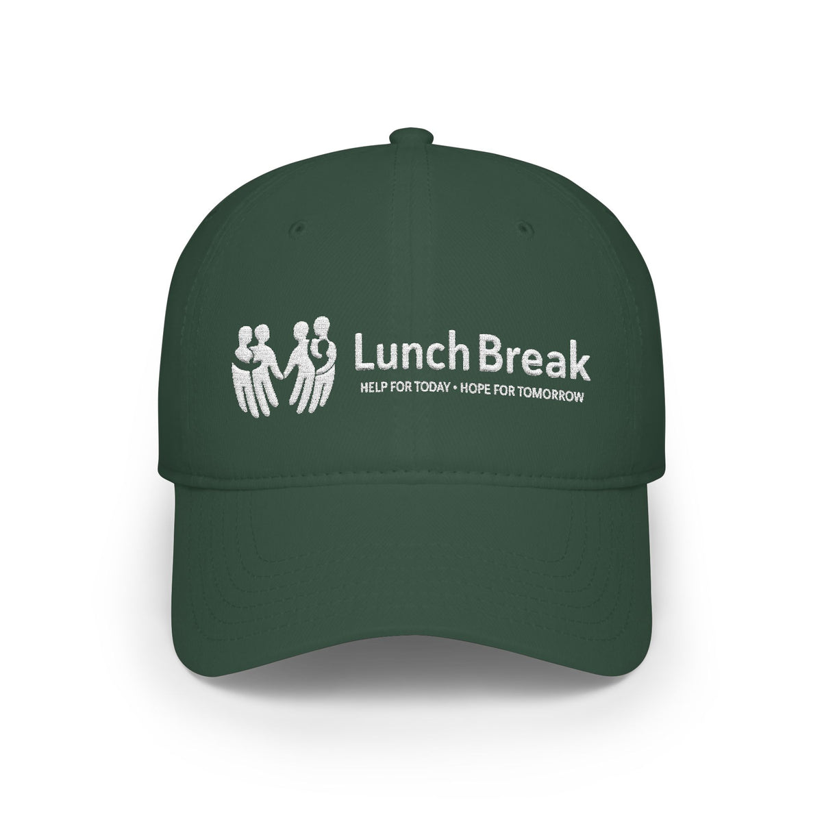 Lunch Break Low Profile Baseball Cap Emroidered