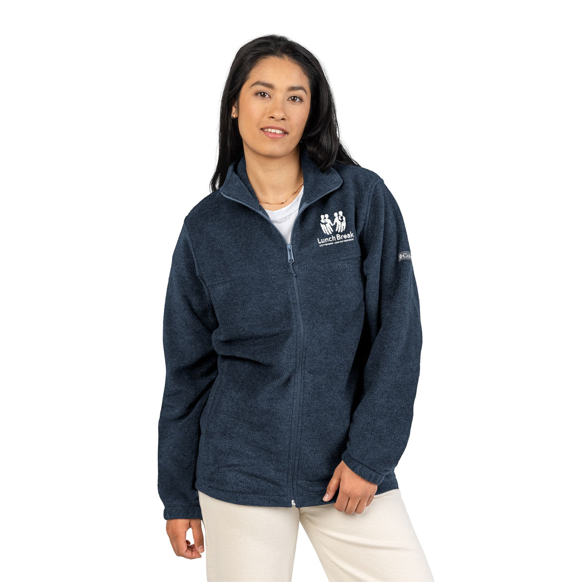 Lunch Break Embroidered Unisex Columbia Fleece Jacket
