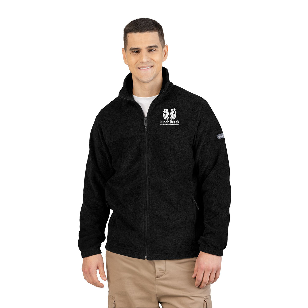 Lunch Break Embroidered Unisex Columbia Fleece Jacket