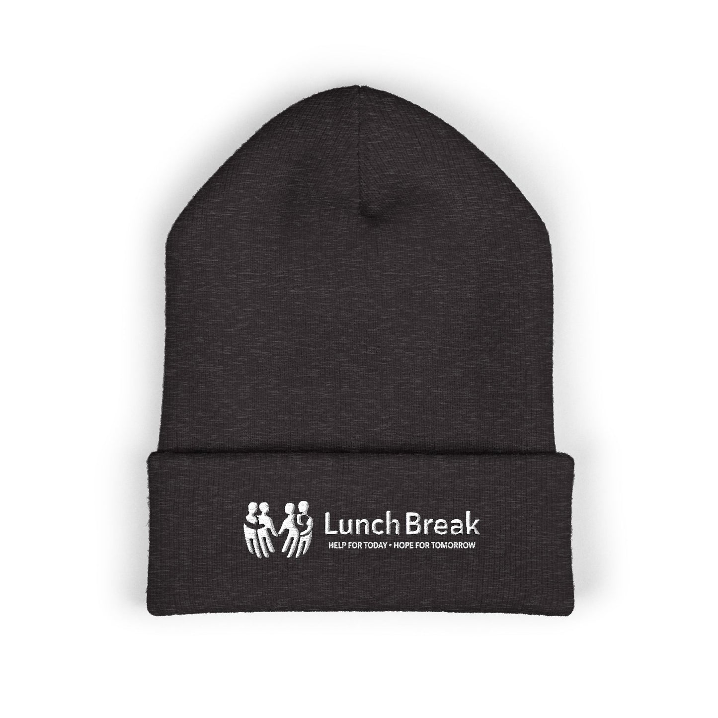 Lunch Break Embroidered Cuffed Beanie - Various Colors
